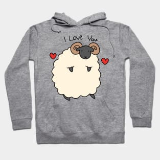 I Love You Ram Hoodie